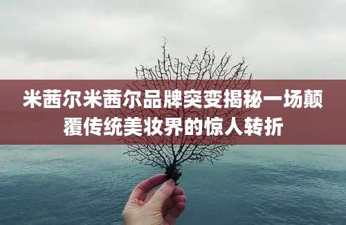 米茜尔米茜尔品牌突变揭秘一场颠覆传统美妆界的惊人转折