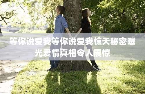 等你说爱我等你说爱我惊天秘密曝光爱情真相令人震惊