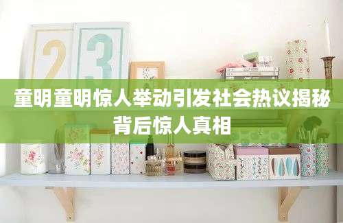 童明童明惊人举动引发社会热议揭秘背后惊人真相