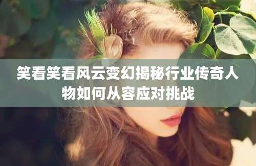 笑看笑看风云变幻揭秘行业传奇人物如何从容应对挑战