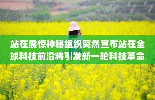 站在震惊神秘组织突然宣布站在全球科技前沿将引发新一轮科技革命