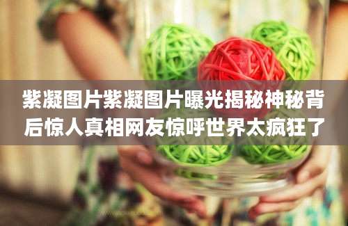 紫凝图片紫凝图片曝光揭秘神秘背后惊人真相网友惊呼世界太疯狂了