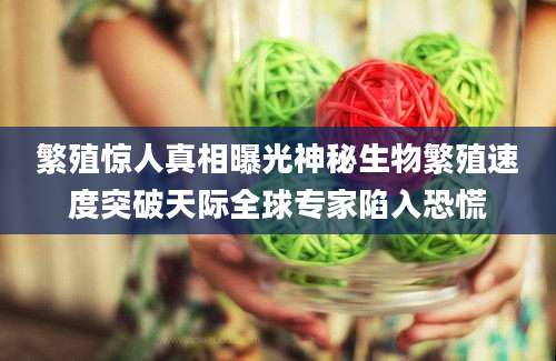 繁殖惊人真相曝光神秘生物繁殖速度突破天际全球专家陷入恐慌