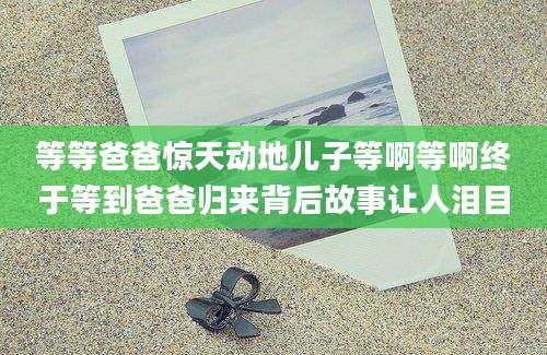 等等爸爸惊天动地儿子等啊等啊终于等到爸爸归来背后故事让人泪目