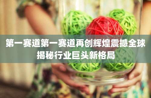 第一赛道第一赛道再创辉煌震撼全球揭秘行业巨头新格局
