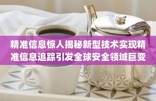 精准信息惊人揭秘新型技术实现精准信息追踪引发全球安全领域巨变