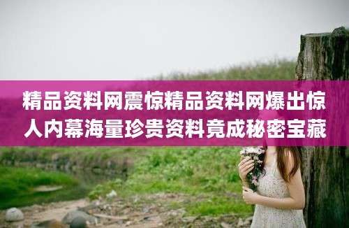 精品资料网震惊精品资料网爆出惊人内幕海量珍贵资料竟成秘密宝藏