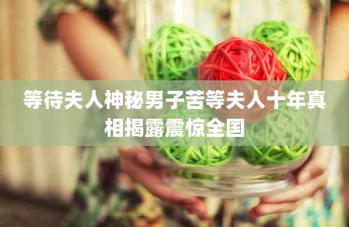 等待夫人神秘男子苦等夫人十年真相揭露震惊全国