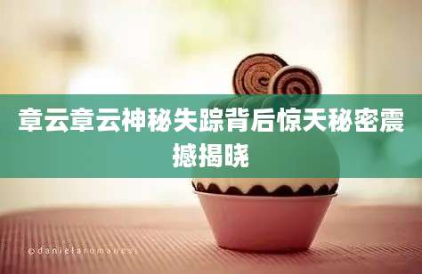 章云章云神秘失踪背后惊天秘密震撼揭晓
