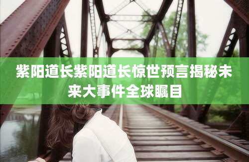 紫阳道长紫阳道长惊世预言揭秘未来大事件全球瞩目